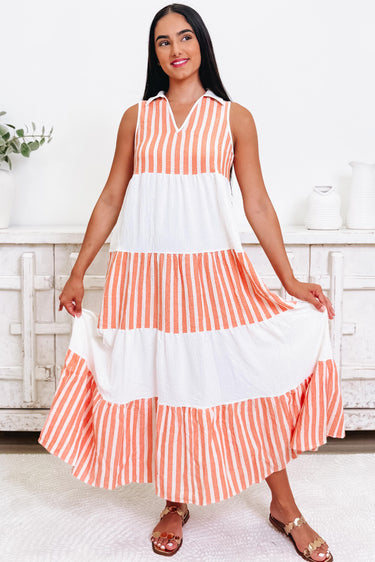 Striking In Stripes Dress