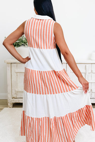 Striking In Stripes Dress