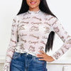 Howdy Cowgirl Mesh Top