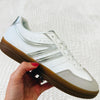 Gana Retro Gum Sole Sneakers - Silver