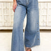 The Chic Staple Wide Leg Pants - Denim