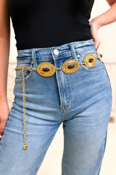It's Vintage Metal Chain Belt - 2 Colors!