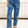 Boho Belle Barrel Jeans - Dark Wash