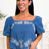 Blue Moment Top - Denim