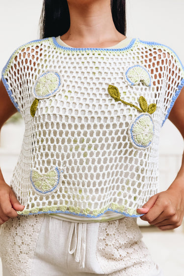 Main Squeeze Crochet Top - 2 Colors!