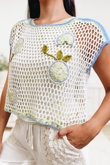 Main Squeeze Crochet Top - 2 Colors!