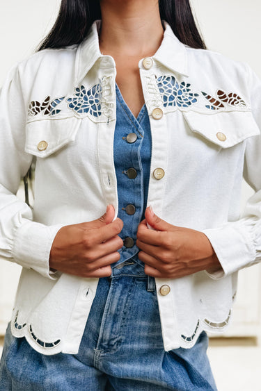 Meant To Be Scalloped Jacket
