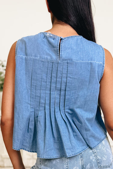 The Greatest Hits Denim Top - 2 Colors!