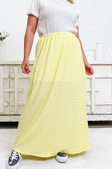 Honolulu Breeze Maxi Skirt - Yellow