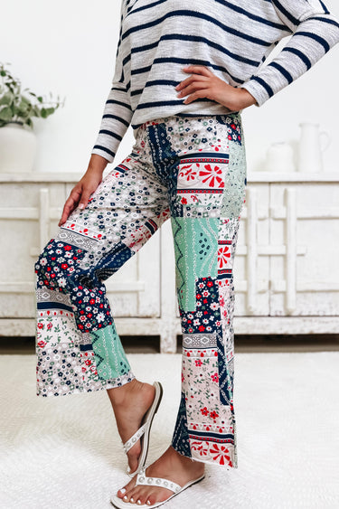 Petal Pop Patchwork Pants