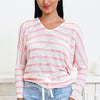 All On The Lines Top - 3 Colors!