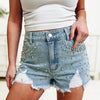Pebble Beach Denim Shorts - Light Wash