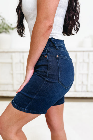 Feels Like Summer By Judy Blue -  Bermuda Shorts