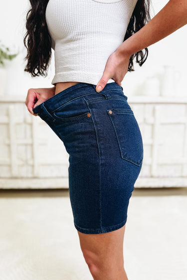 Feels Like Summer By Judy Blue -  Bermuda Shorts