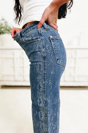 Diamondback's By Judy Blue - Wide Leg Ankle Jeans