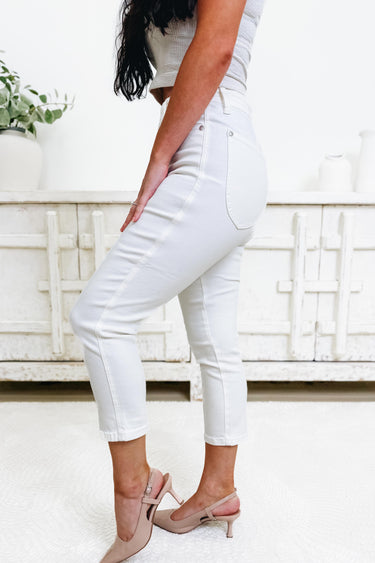 Shine Since '99 By Judy Blue - Capri Jeans - White