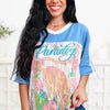 Paradise Dreamer Lace Graphic Tee