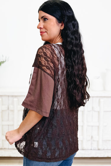 Paradise Dreamer Lace Graphic Tee - 2 Colors!