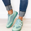 Direct Double Stripes Design Sneakers - Mint