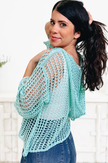 Light & Lovely Open Knit Sweater Top - 3 Colors!