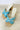 Santiago Raffia Heels - Light Blue