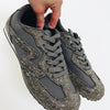 Express Rhinestone Sneakers - Grey