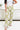 Keepin' It Groovin' Crochet Pants - Natural Green