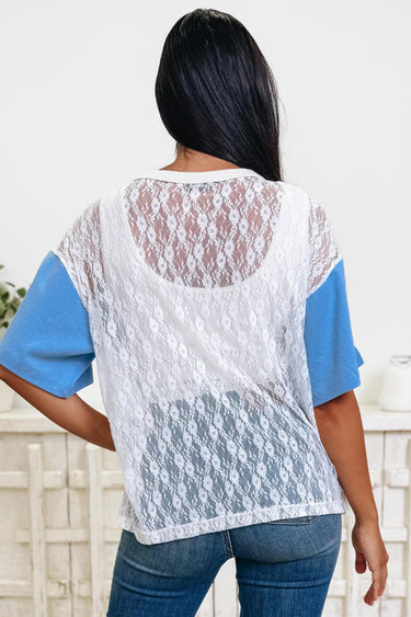 Long Live Rock N Roll Lace Graphic Tee - 3 Colors!