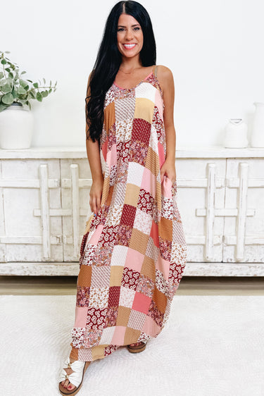 Combination Revelation Maxi Dress - 2 Colors!