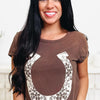 Vintage Horseshoe Floral Graphic Tee