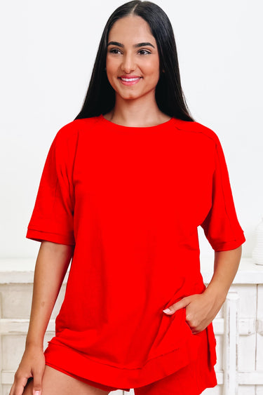 Offset Lounge Top - 6 Colors!