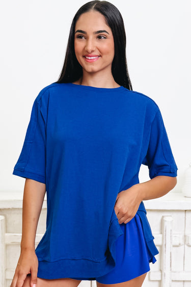 Offset Lounge Top - 6 Colors!