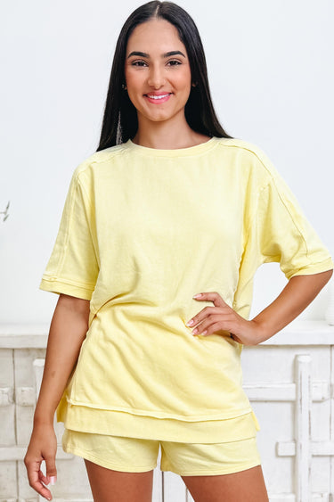Offset Lounge Top - 6 Colors!
