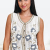 Simply Sweet Floral Crochet Vest