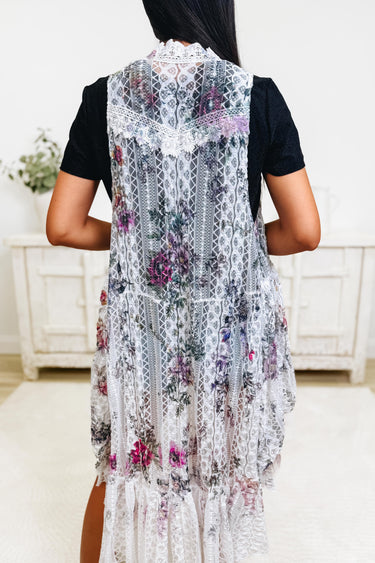 Pure & Simple Floral Cardigan