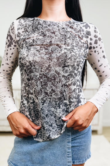 Blazing Grace Leopard Top
