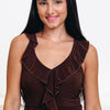 Ruffle & Pop Peplum Top - 2 Colors!