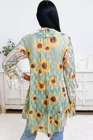 Soak Up The Sun Flower Cardigan