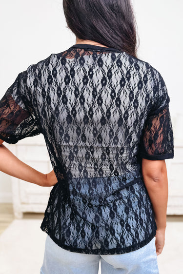 Free Bird Lace Graphic Tee - 2 Colors!