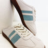 Brenda Casual Slip On Sneakers - White Baby Blue