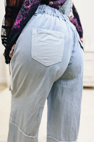 Cuttin' The Line Jogger Pants - Denim Multi