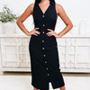 So True Button Down Dress - 4 Colors!