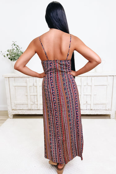 With The Wind Slit Dress
