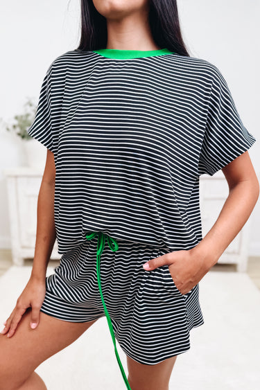 Comfy & Cute Stripe Shorts Set - 7 Colors!