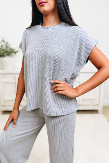 In Need Of Comfort Ribbed Pants Set - 2 Colors!