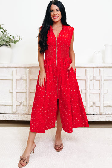 Tick Tock Polka Dot Dress - 2 Colors!