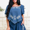Baby Blue Moment Shorts - Denim