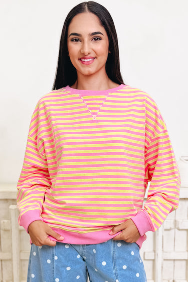 Play It Straight Stripe Top - 2 Colors!