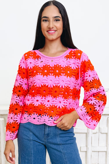 Daisy Double Crochet Top - 2 Colors!