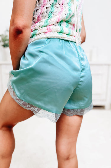 Double Mint Fun Shorts - Soft Mint